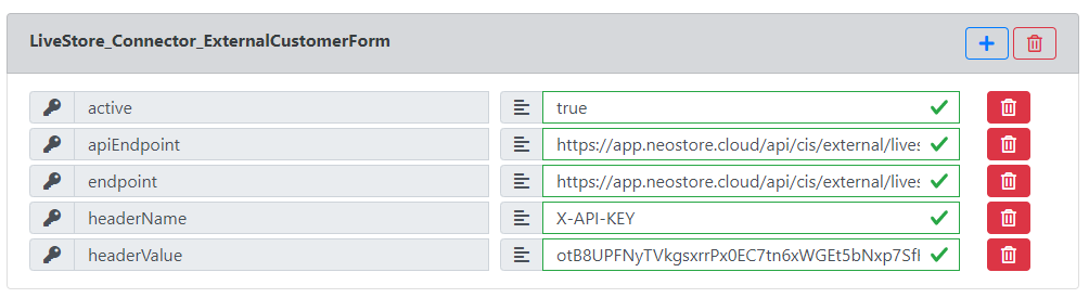 Cegid newpossettings scope selection showing Global, Country, and Store level configuration.